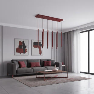 Lampa wisząca Selter IX - Emibig | Burgundzki design