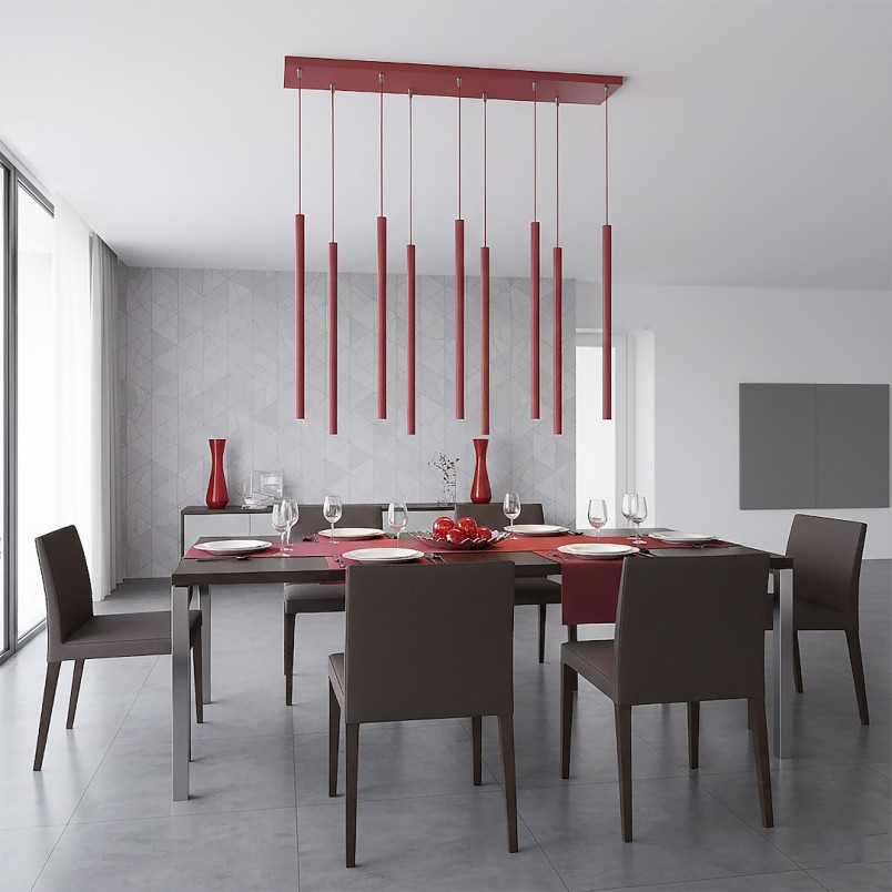 Lampa wisząca Selter IX - Emibig | Burgundzki design