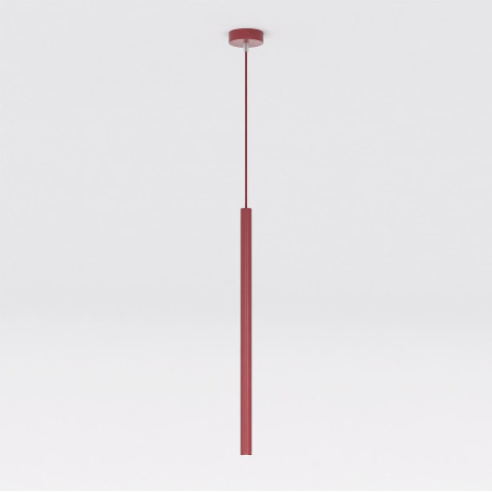 Lampa wisząca Selter Emibig | Minimalistyczny design, burgundzki kolor
