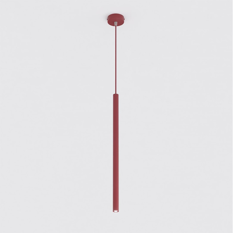 Lampa wisząca Selter Emibig | Minimalistyczny design, burgundzki kolor