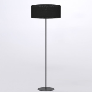 Lampa podłogowa Emibig Eco | Czarny klosz | 143cm