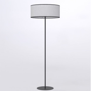 Lampa podłogowa Emibig Eco | Szary klosz, 143cm