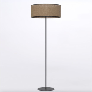 Lampa podłogowa Emibig Eco | Brązowy klosz, 143cm