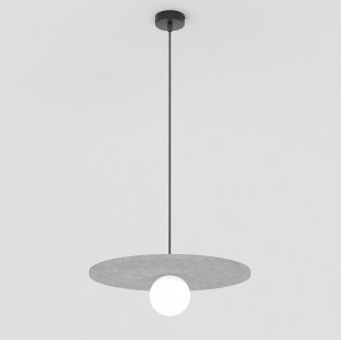 Lampa wisząca Calma Emibig | Filcowa kula 40cm