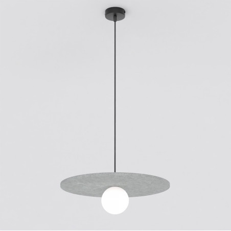 Lampa wisząca Calma Emibig | Filcowa kula 40cm