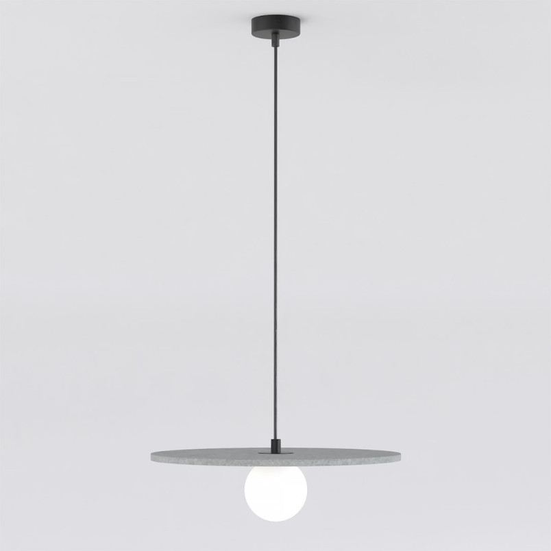 Lampa wisząca Calma Emibig | Filcowa kula 40cm