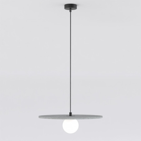 Lampa wisząca Calma Emibig | Filcowa kula 40cm