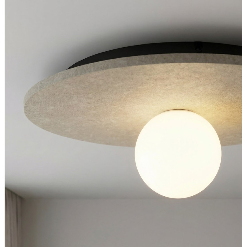 Plafon Calma Emibig | Filcowy klosz, nowoczesny design