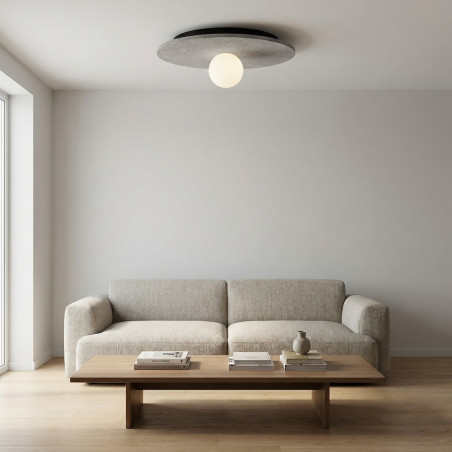 Plafon Calma Emibig | Szary filc | Nowoczesny design