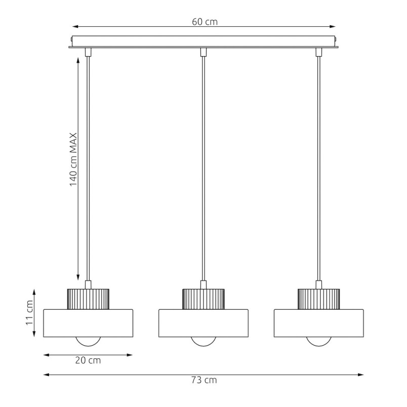 Lampa wisząca Kivi | Emibig | Skandynawski design