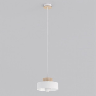 Lampa wisząca Kivi - Emibig. Skandynawski design, biały klosz.