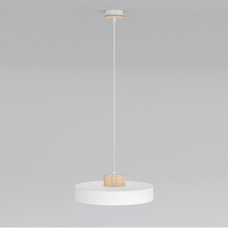 Lampa wisząca Kivi Emibig | Skandynawski design, biały klosz