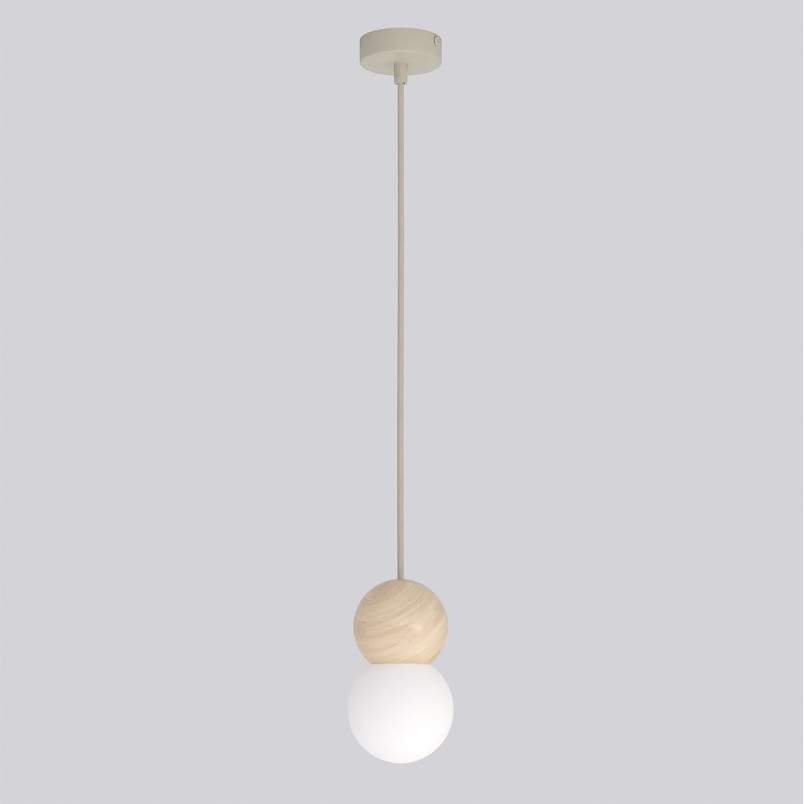 Lampa wisząca Loop Emibig: Skandynawski design, 10cm