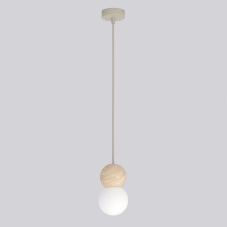 Lampa wisząca Loop Emibig: Skandynawski design, 10cm