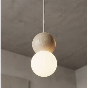 Lampa wisząca Loop Emibig: Skandynawski design, 10cm