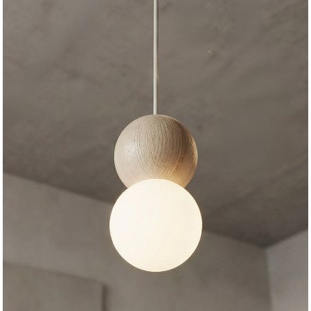 Lampa wisząca Loop Emibig: Skandynawski design, 10cm