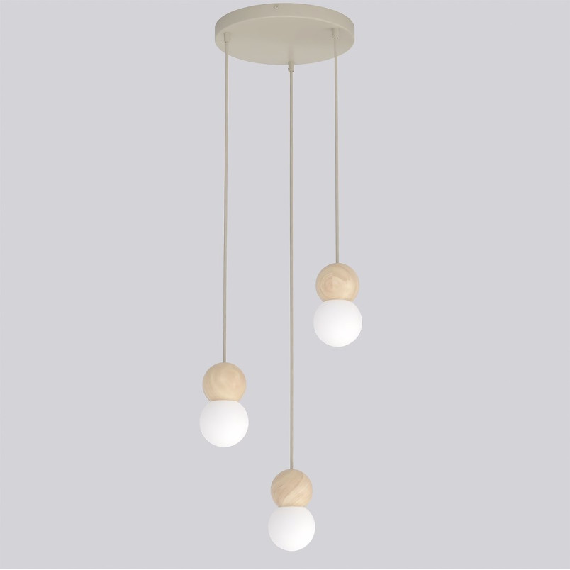 Lampa wisząca Loop Emibig - 3 kule, skandynawski design