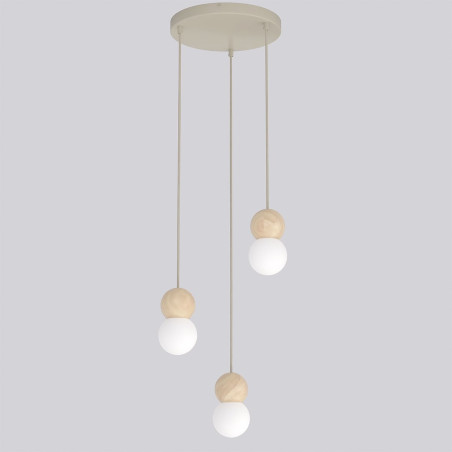 Lampa wisząca Loop Emibig - 3 kule, skandynawski design