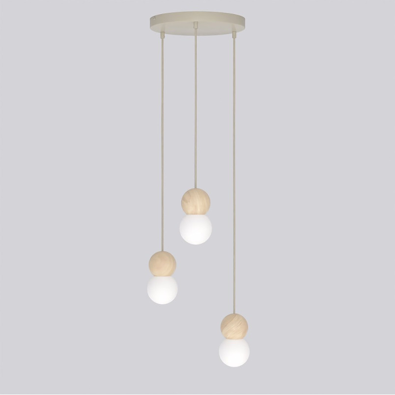 Lampa wisząca Loop Emibig - 3 kule, skandynawski design