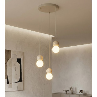 Lampa wisząca Loop Emibig - 3 kule, skandynawski design
