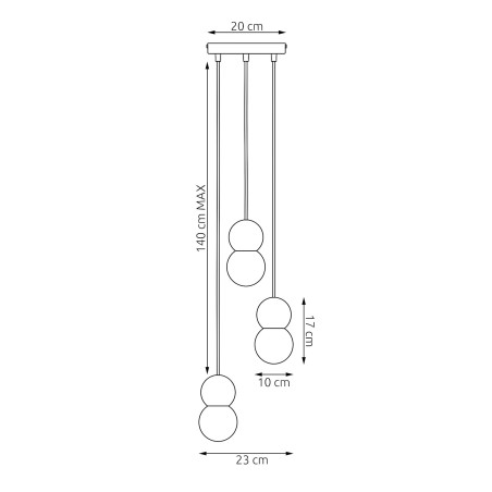 Lampa wisząca Loop | Emibig - Skandynawski design
