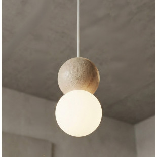 Lampa wisząca Loop Emibig | 4 kule szklane, skandynawski design