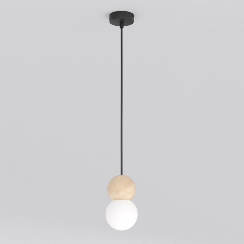 Lampa wisząca Loop Emibig | Szklana kula, styl skandynawski