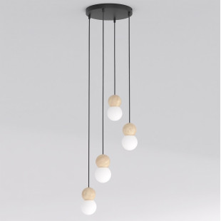 Lampa wisząca Loop Emibig | Skandynawski design, 4 kule