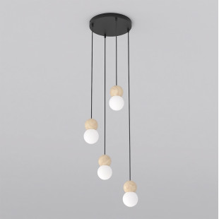 Lampa wisząca Loop Emibig | Skandynawski design, 4 kule