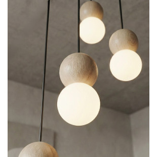 Lampa wisząca Loop Emibig | Skandynawski design, 4 kule
