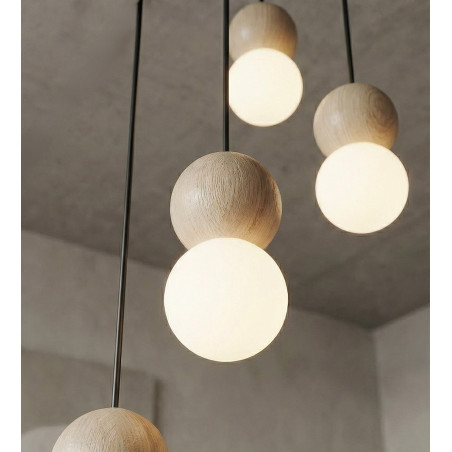 Lampa wisząca Loop Emibig | Skandynawski design, 4 kule