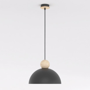 Lampa wisząca Emibig Kaki: Skandynawski design, czarny kolor