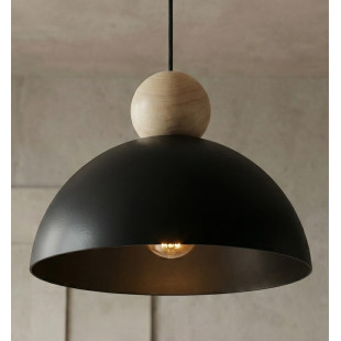 Lampa wisząca Emibig Kaki: Skandynawski design, czarny kolor