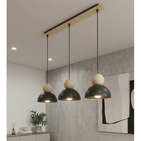 Lampa wisząca Emibig Kaki: Skandynawski design, 73cm