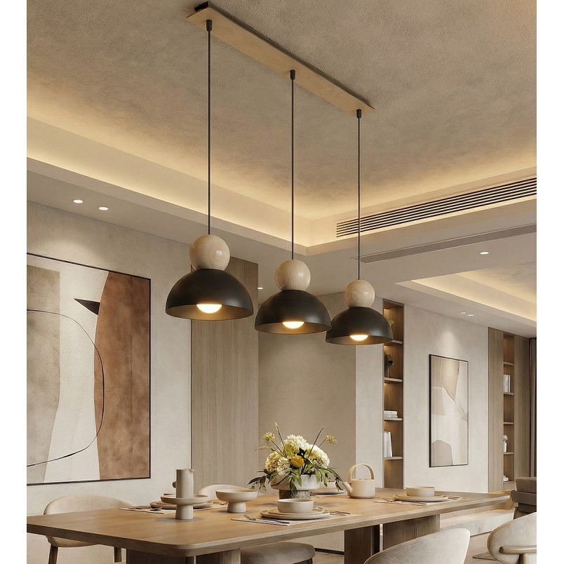 Lampa wisząca Emibig Kaki: Skandynawski design, 73cm