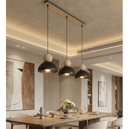 Lampa wisząca Emibig Kaki: Skandynawski design, 73cm
