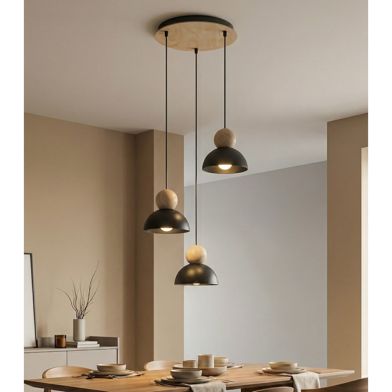 Lampa wisząca Emibig Kaki | Skandynawski design, 41cm