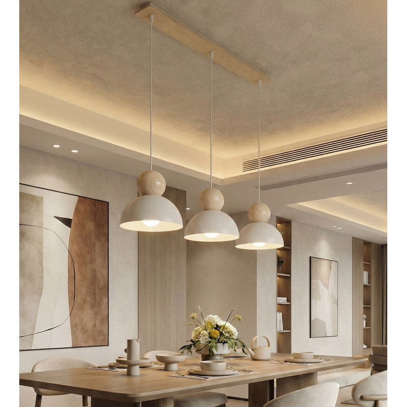 Lampa wisząca Emibig Kaki | Skandynawski design, 73cm