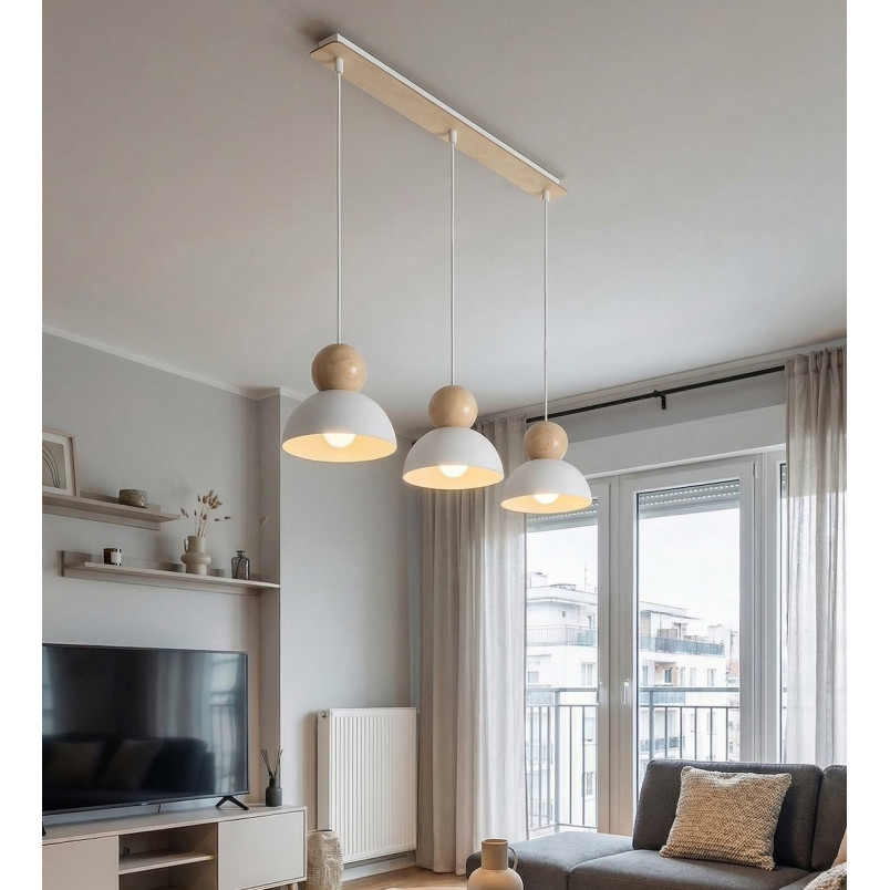 Lampa wisząca Emibig Kaki | Skandynawski design, 73cm