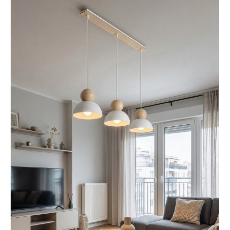 Lampa wisząca Emibig Kaki | Skandynawski design, 73cm
