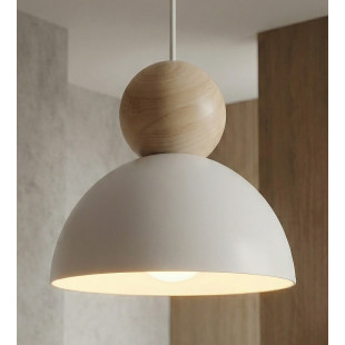 Lampa wisząca Emibig Kaki | Skandynawski design, biały kolor
