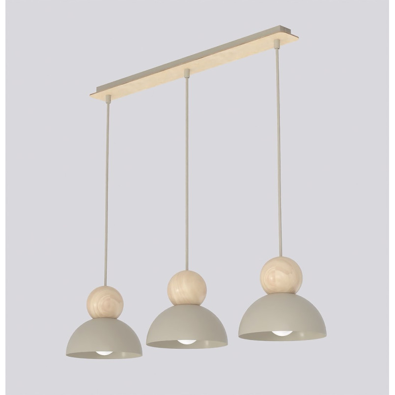 Lampa wisząca Emibig Kaki | Skandynawski design, 73cm