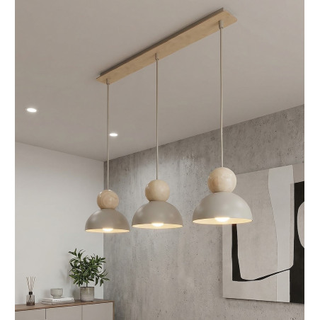 Lampa wisząca Emibig Kaki | Skandynawski design, 73cm
