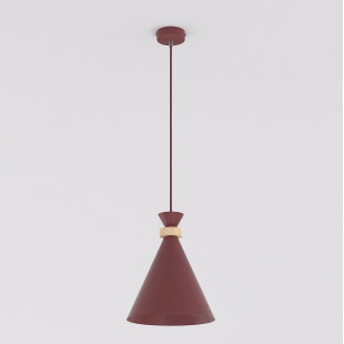 Lampa wisząca ZERO Emibig - burgund, 23cm | Skandynawski design