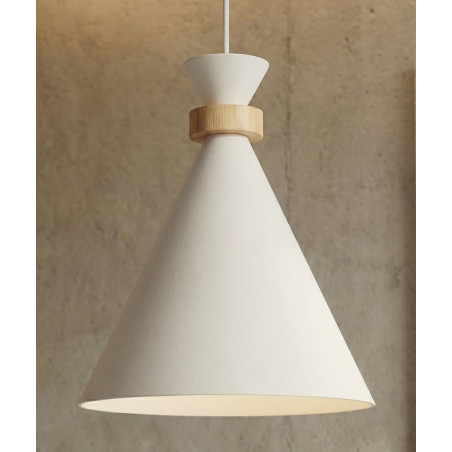 Lampa wisząca ZERO - 3 stożki, styl skandynawski | Emibig