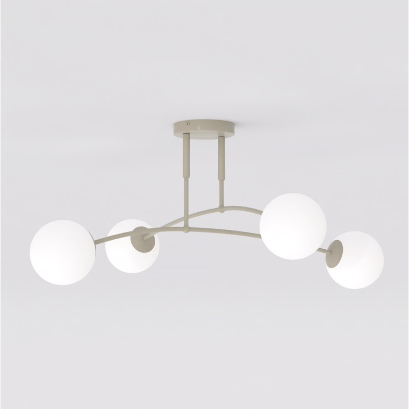 Lampa sufitowa Pregos Emibig | 4 kule szklane | Modern