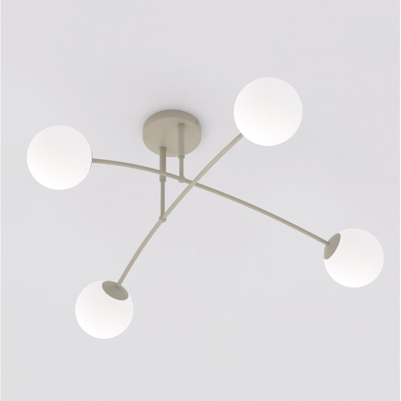 Lampa sufitowa Pregos Emibig | 4 kule szklane | Modern