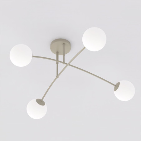 Lampa sufitowa Pregos Emibig | 4 kule szklane | Modern