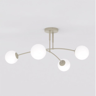 Lampa sufitowa Pregos Emibig | 4 kule szklane | Modern