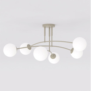 Lampa sufitowa Pregos Emibig - 6 szklanych kul, modern
